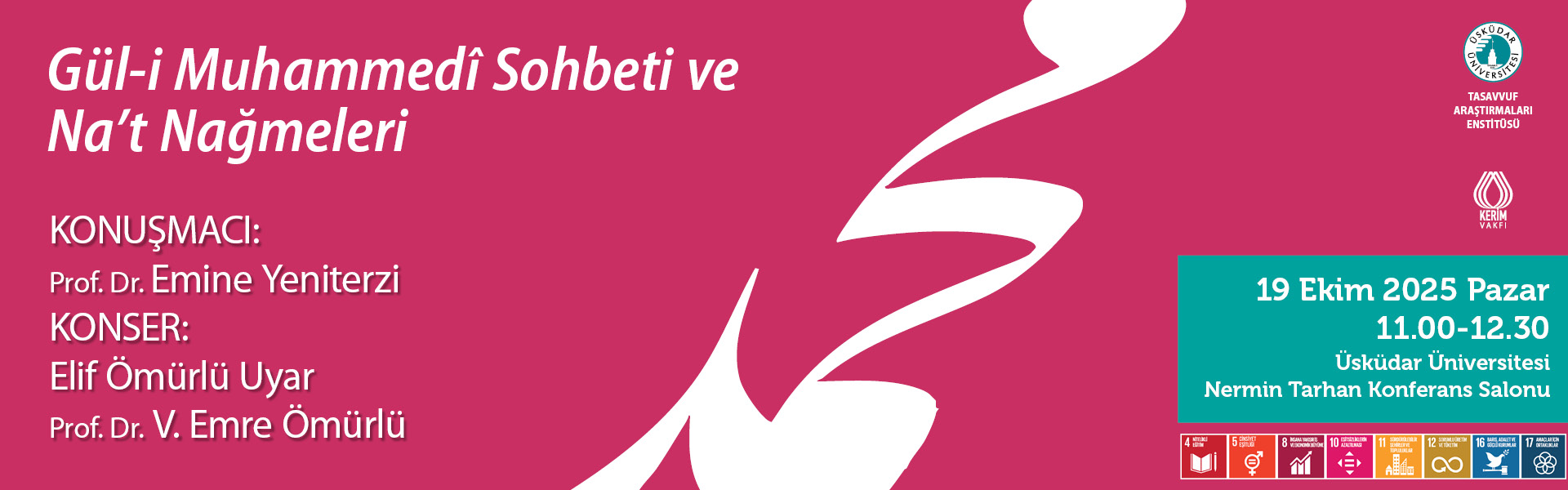 “Gül-i Muhammedî Sohbeti ve Na’t Nağmeleri” Başlıklı Program